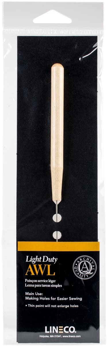 لينيكو مثقب لاينكو ذو رأس دقيق ومقبض خشبي، للاستخدام الخفيف - Image 1